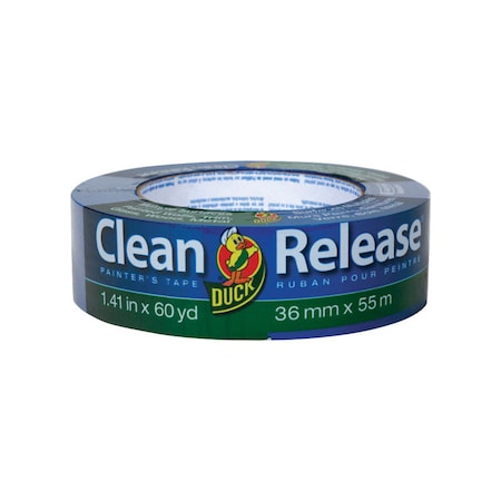 Duck Brand Duck Clean Release 1.41 in. W X 60 yd L Blue Medium Strength Painter's Tape 1 pk 240194